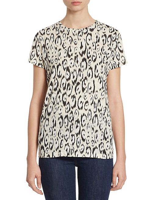 Proenza Schouler - Leopard-Print Cotton Tee