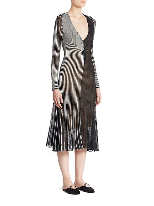 Proenza Schouler - Metallic Knit Dress