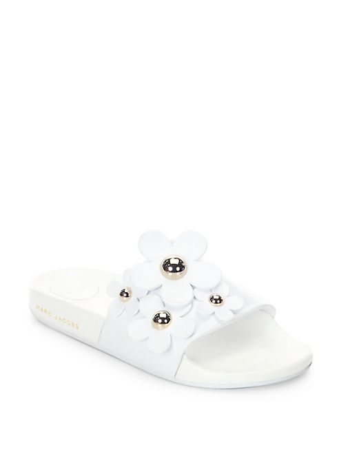 Marc Jacobs - Daisy Aqua Slides