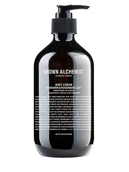 GROWN ALCHEMIST - Body Cream: Mandarin & Rosemary Leaf/16.67 fl. oz.