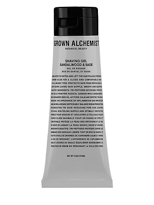 GROWN ALCHEMIST - Shaving Gel: Sandalwood & Sage/2.50 fl. oz.