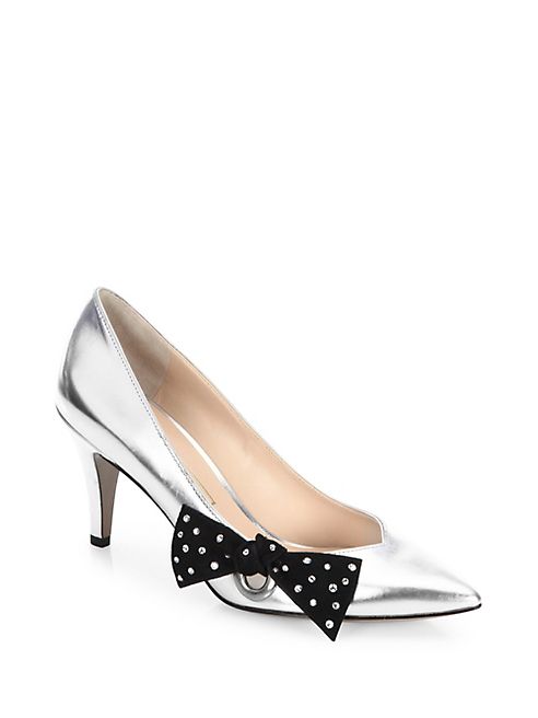 Marc Jacobs - Daryl Leather Pointy Toe Pumps