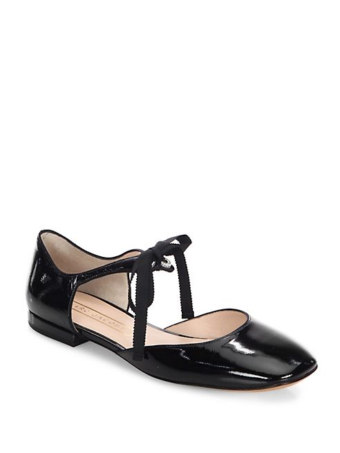 Marc Jacobs - Alyssa Leather Mary Jane Ballerina Flats