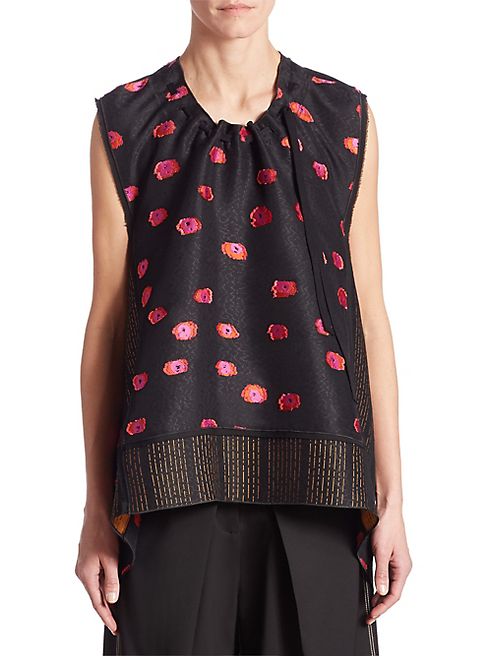 Proenza Schouler - Floral-Print Sleeveless Top