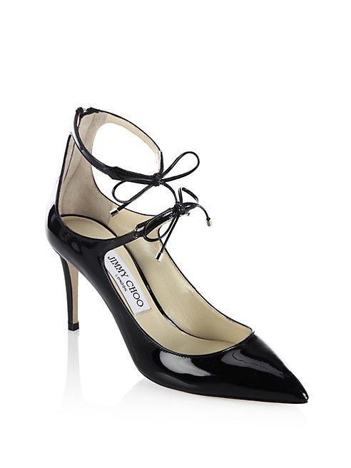 Jimmy Choo - Sage 85 Patent Leather Pumps