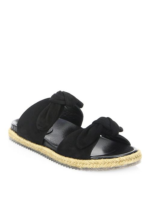 Jimmy Choo - Nixon Suede Espadrille Slides