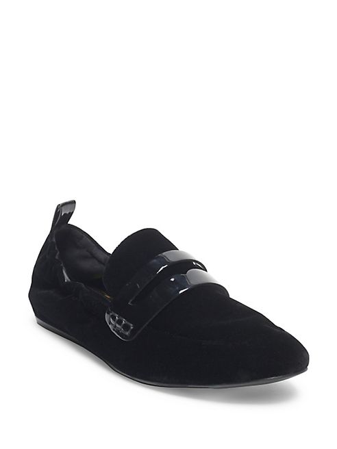 Lanvin - Velvet Slip-On Loafers