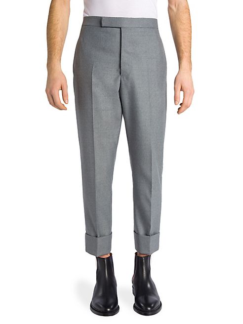 Thom Browne - Tailored Wool & Cashmere Trousers