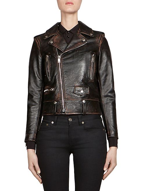 Saint Laurent - Lo1 Leather Moto Jacket