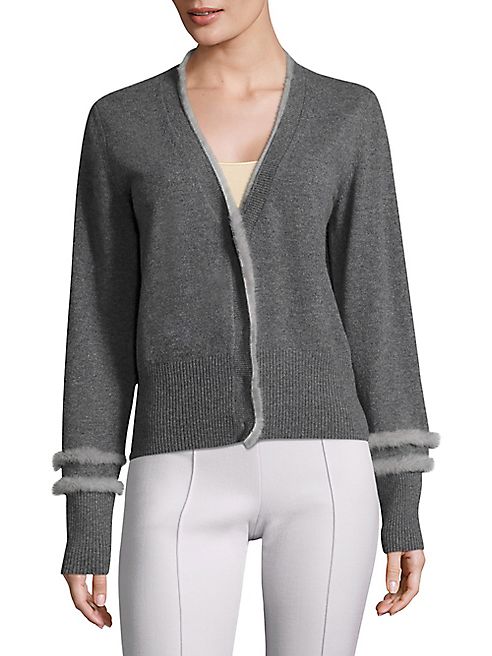 Agnona - Cashmere Mink Cardigan