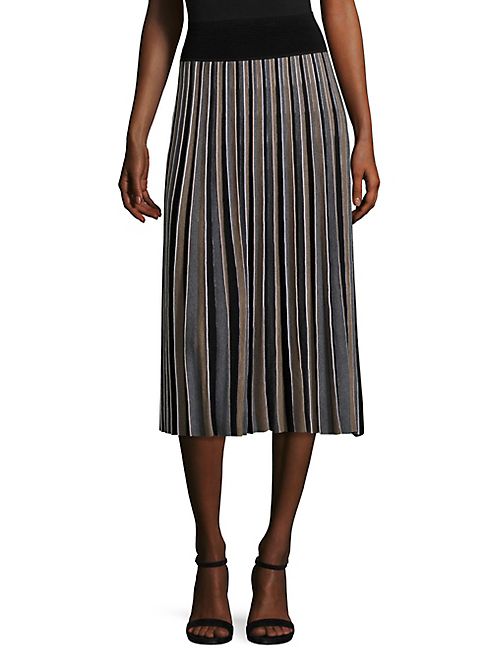 Agnona - Wool Plisse Skirt