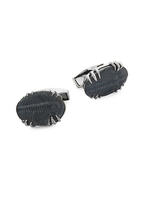 Tateossian - Trilobite Silver Cufflinks