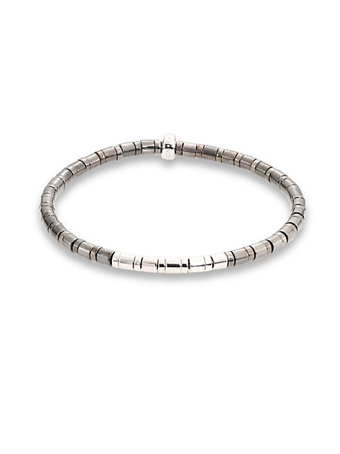 Tateossian - Bamboo Sterling Silver Bracelet