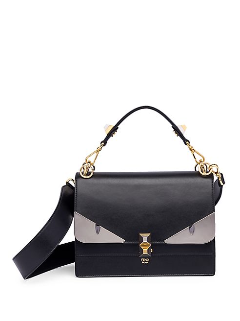 Fendi - Kan I Leather Shoulder Bag