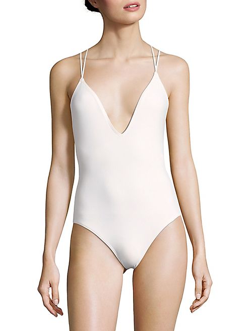 Michael Kors Collection - One-Piece Strappy Swimsuit