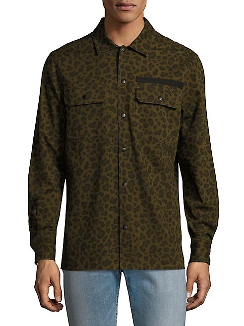 Ovadia & Sons - Leopard Casual Button Down Shirt