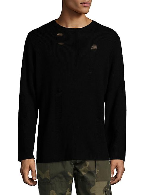 Ovadia & Sons - Drop Needle Wool Sweater