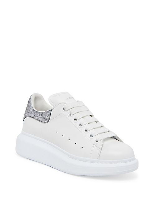 Alexander McQueen - Leather Platform Sneakers