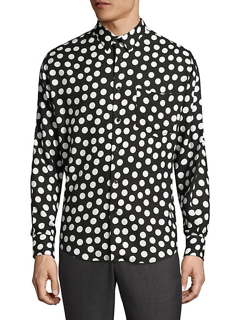 AMI - Polka Dot Print Shirt