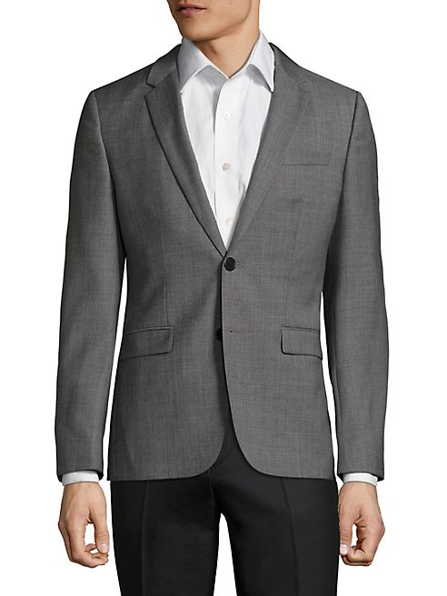 HUGO BOSS - Astian-Hets Slim-Fit Wool Jacket