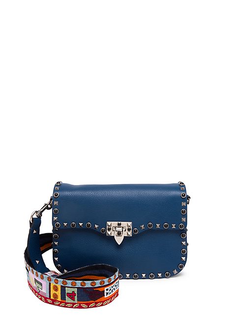 Valentino - Rockstud Rolling Pop Art Strap Leather Shoulder Bag