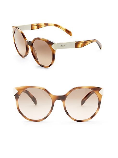 Prada - 55MM Geometric Sunglasses