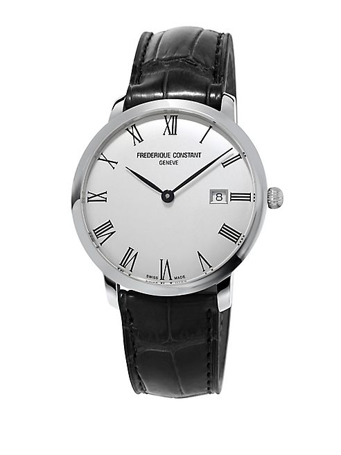 Frederique Constant - Slimline Automatic-Self-Wind Stainless Steel Watch