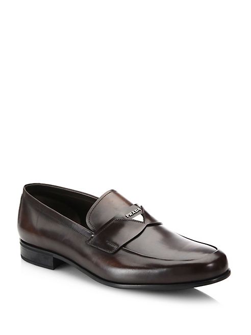 Prada - Vittello Leather Loafers