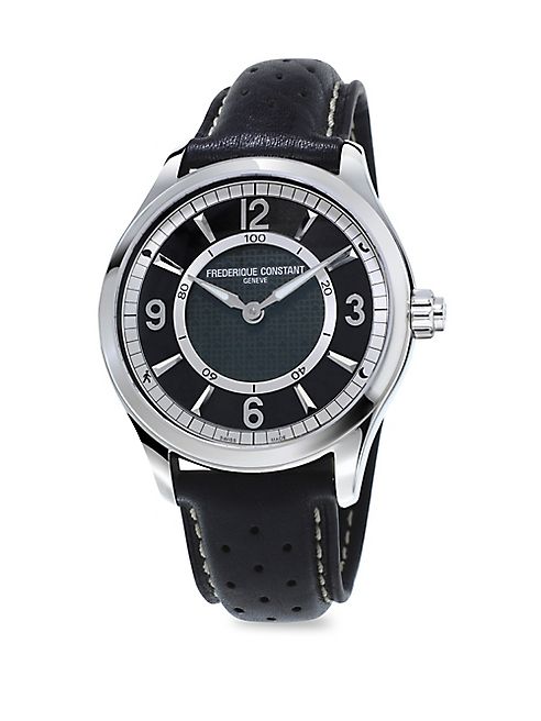 Frederique Constant - Horological Swiss Quartz Leather Watch