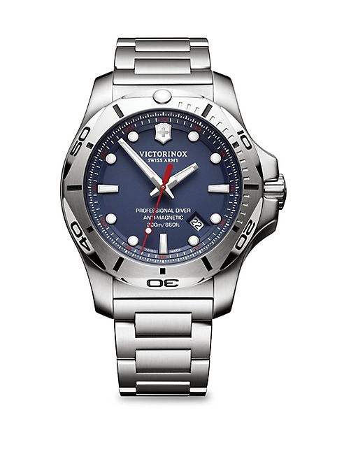 Victorinox Swiss Army - Inox Pro Diver Blue Dial Stainless Steel Bracelet Watch