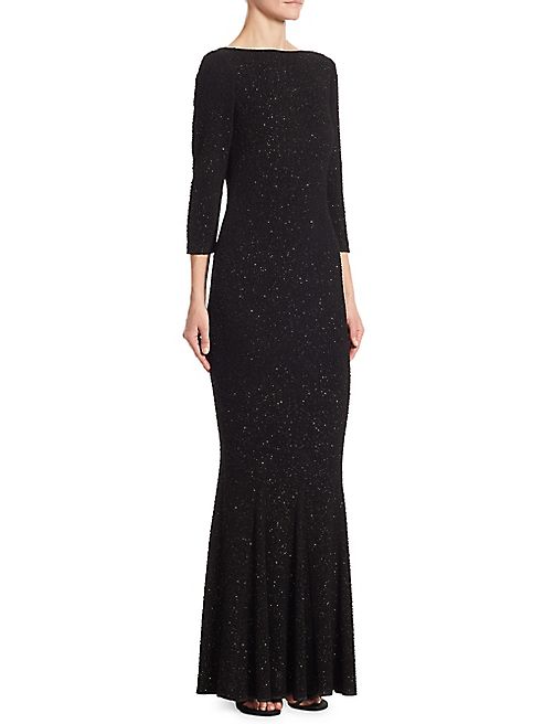 Talbot Runhof - Embellished Jersey Gown