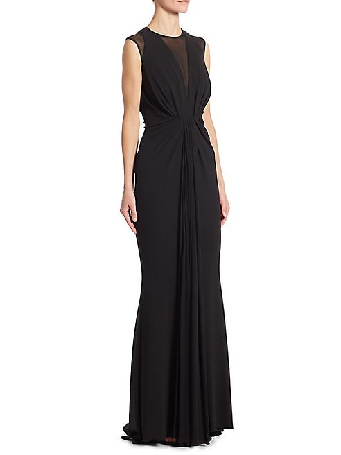 Talbot Runhof - Sleeveless Jersey Gown