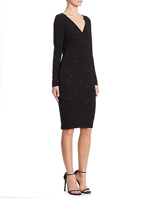 Talbot Runhof - Embellished Jersey Dress