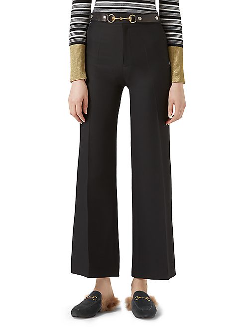 Gucci - Belted Wide-Leg Pants