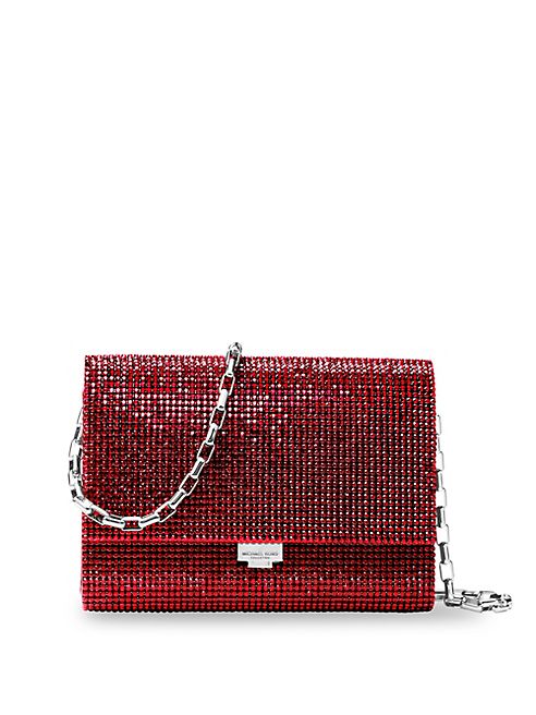 Michael Kors Collection - Yasmeen Small Swarovski Crystal Clutch