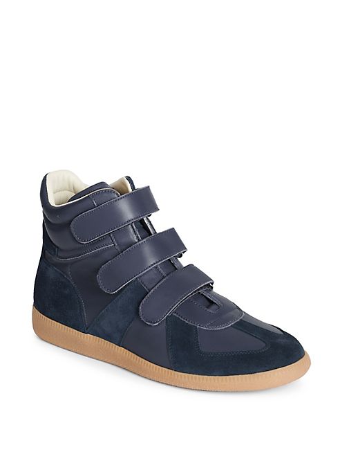 Maison Margiela - Leather High-Top Sneakers