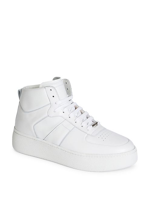 Maison Margiela - Leather High-Top Sneakers