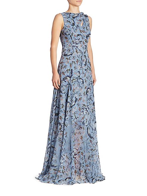 Erdem - Kassidy Silk Bow Gown