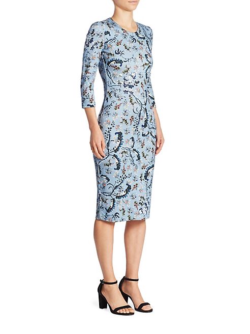 Erdem - Allegra Floral-Print Dress