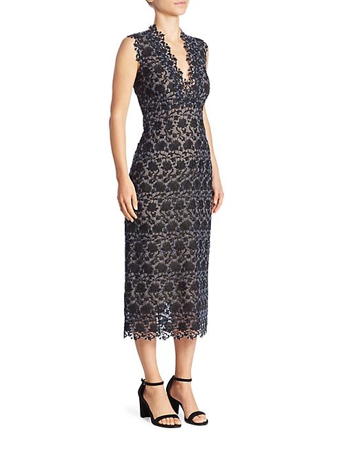 Erdem - Eleri Lace Midi Dress