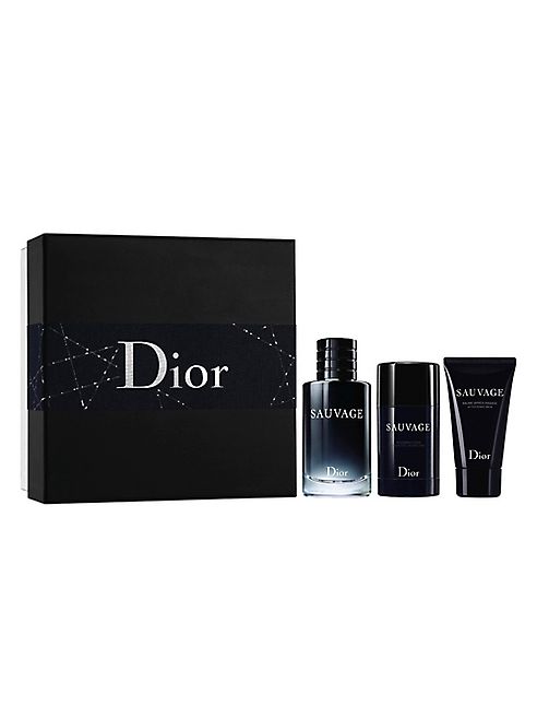 Dior - Eau de Toilette, Stick Deodorant and Aftershave Balm Sauvage Signature Set