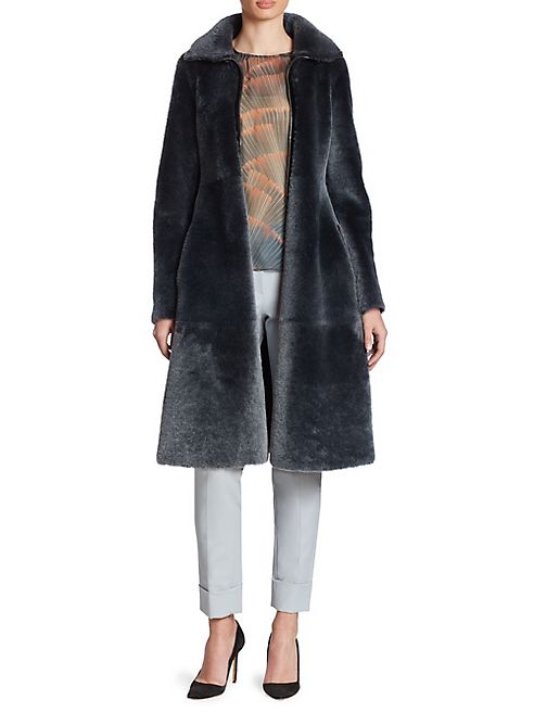 Armani Collezioni - Shearling Princess Coat