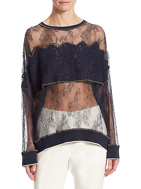 DKNY - Floral Lace Shirt