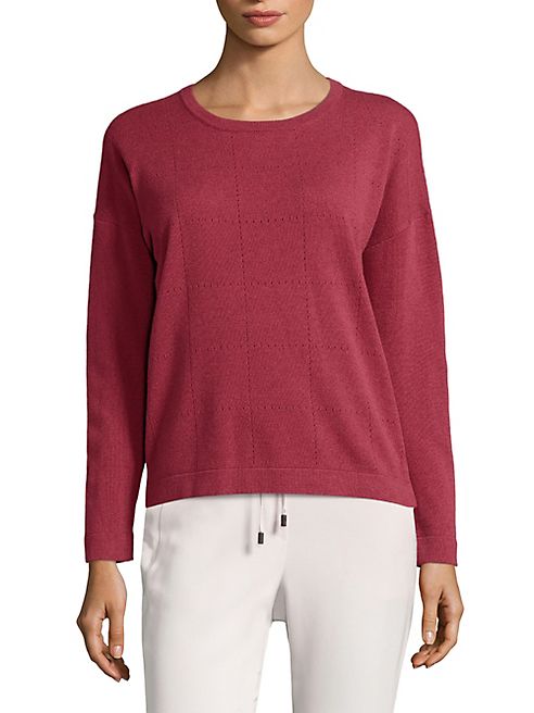 Peserico - Perforated Knit Cashmere & Silk Sweater