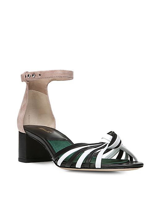 Diane von Furstenberg - Fonseca Mid-Heel Ankle-Strap Sandals