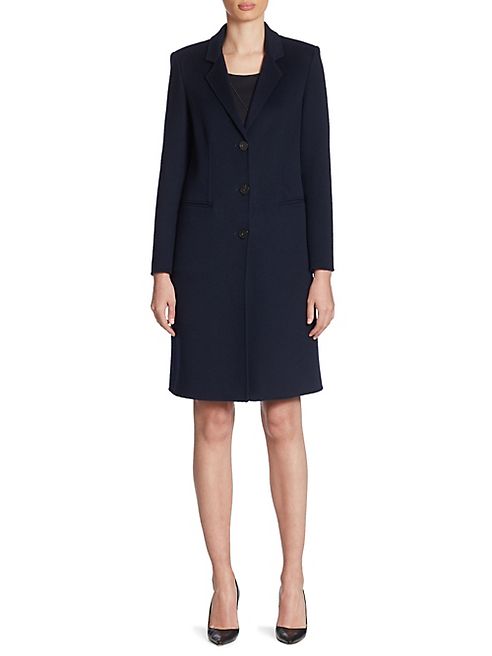 Armani Collezioni - Cashmere Button Front Coat