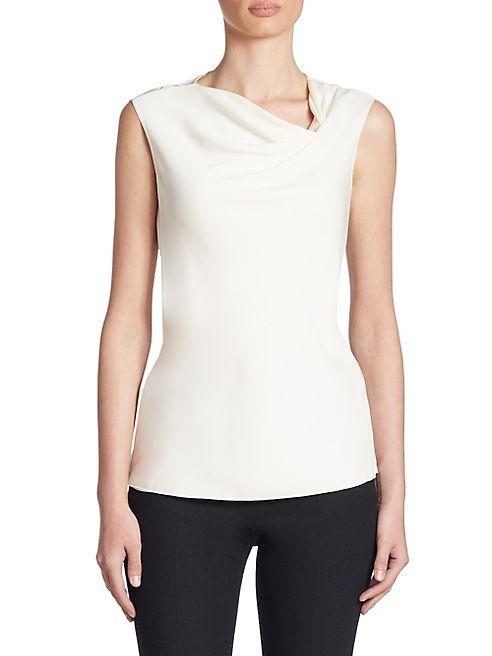 Armani Collezioni - Draped Silk Blouse