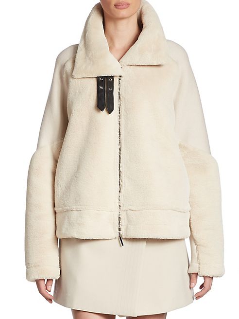 Armani Jeans - Faux Fur Wool Jacket