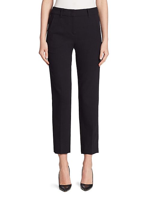 Armani Collezioni - Textured Slim Leg Pants