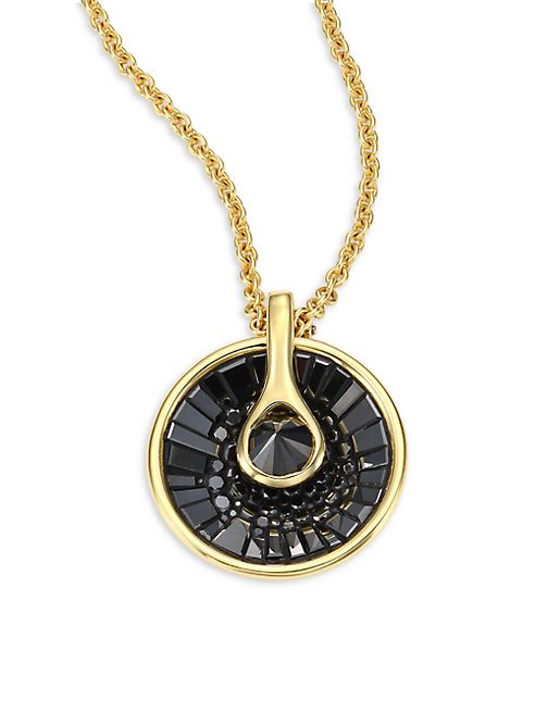 Plevé - Opus Black Diamond & 18K Yellow Gold Pendant Necklace